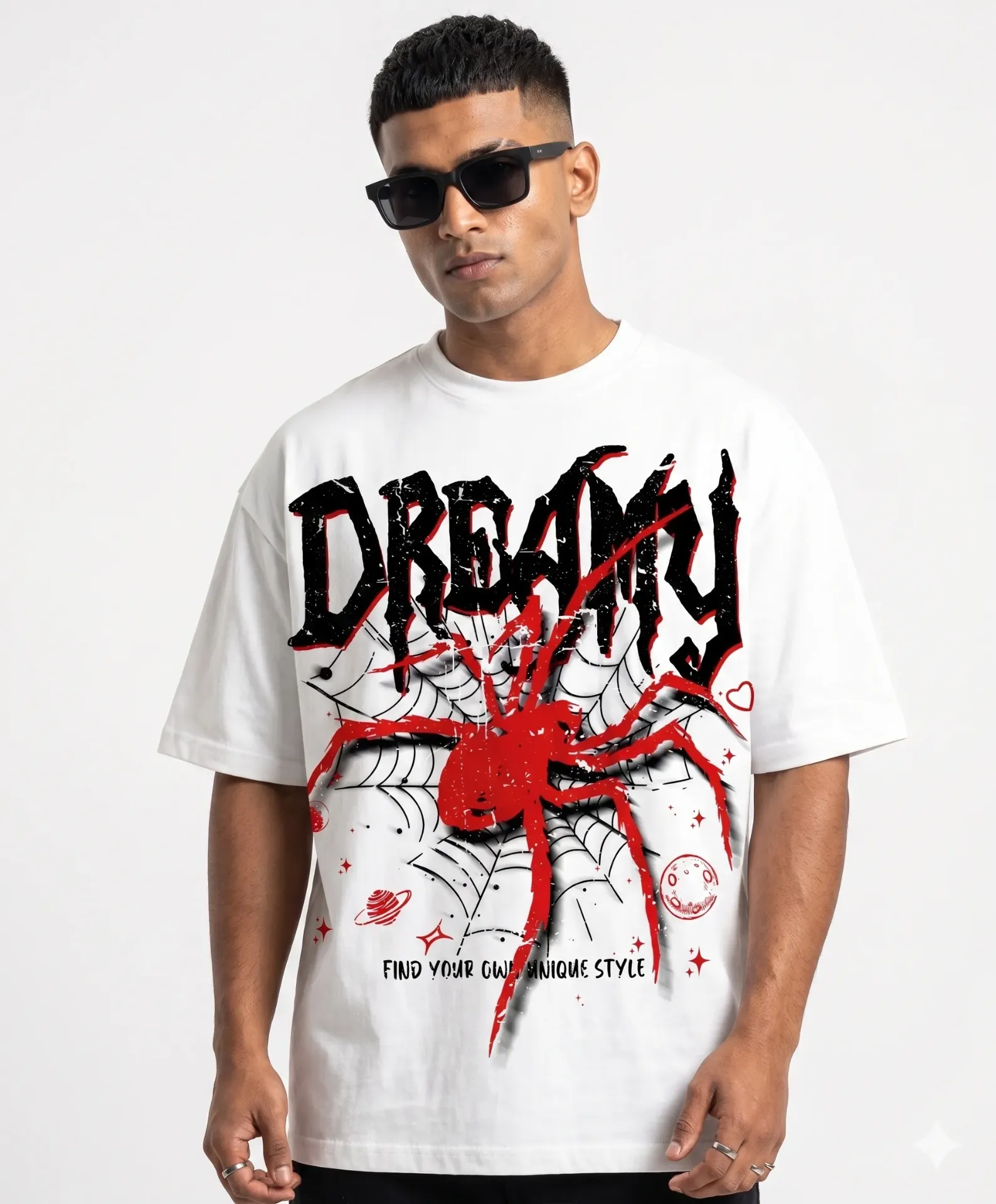 Spider White Tee
